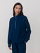 Varley Mavis Mock Neck Sweat in Sea Blue at Baseline Social