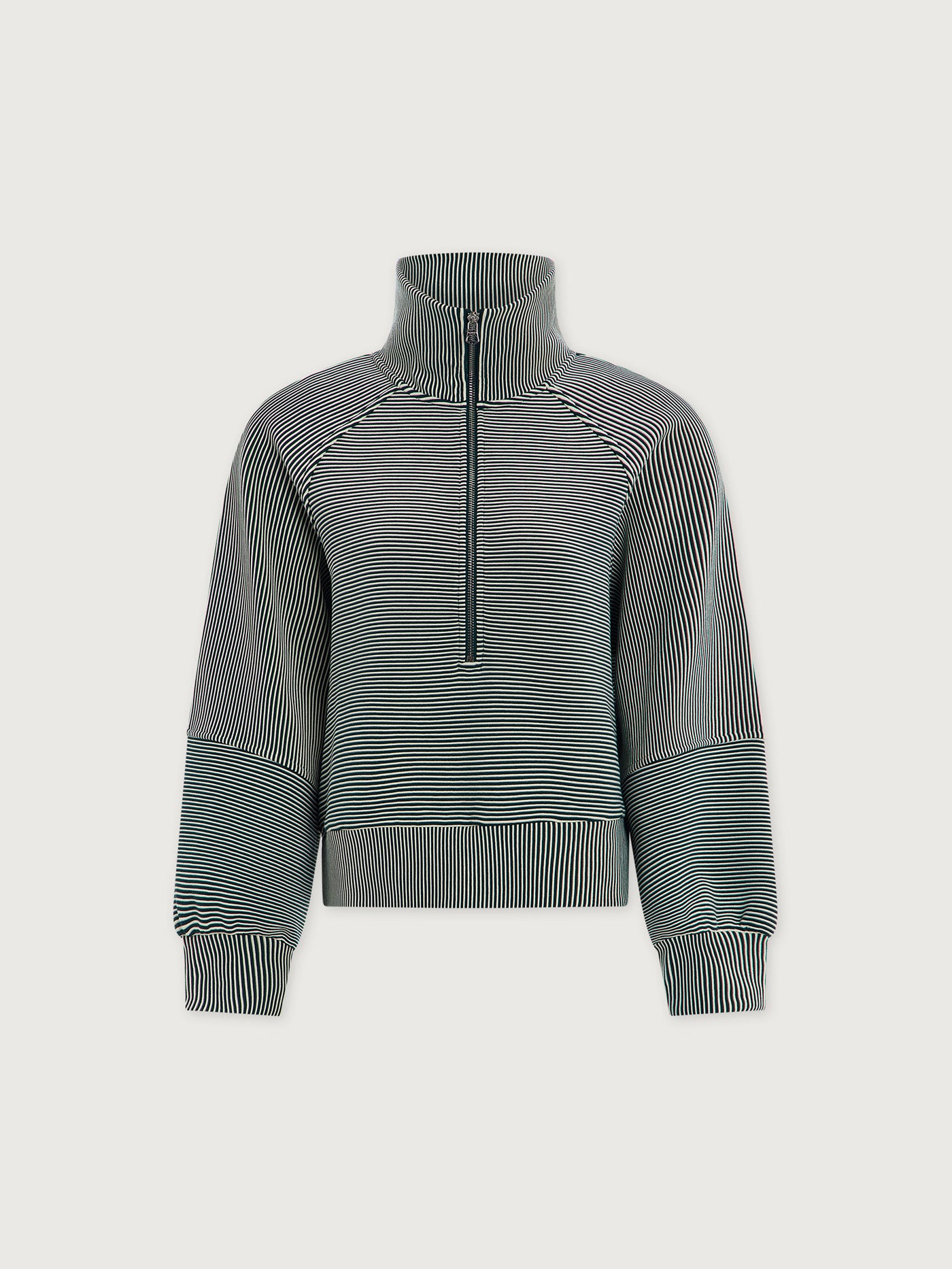 Varley Milano 2.0 Half-Zip Sweat in Ponderosa Pine/Pristine at Baseline Social