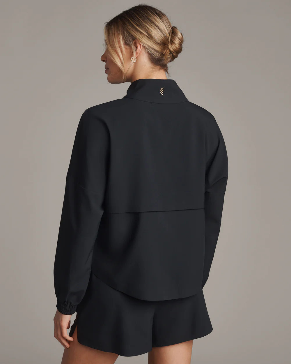 Rhone Mirage Anorak in Black at Baseline Social