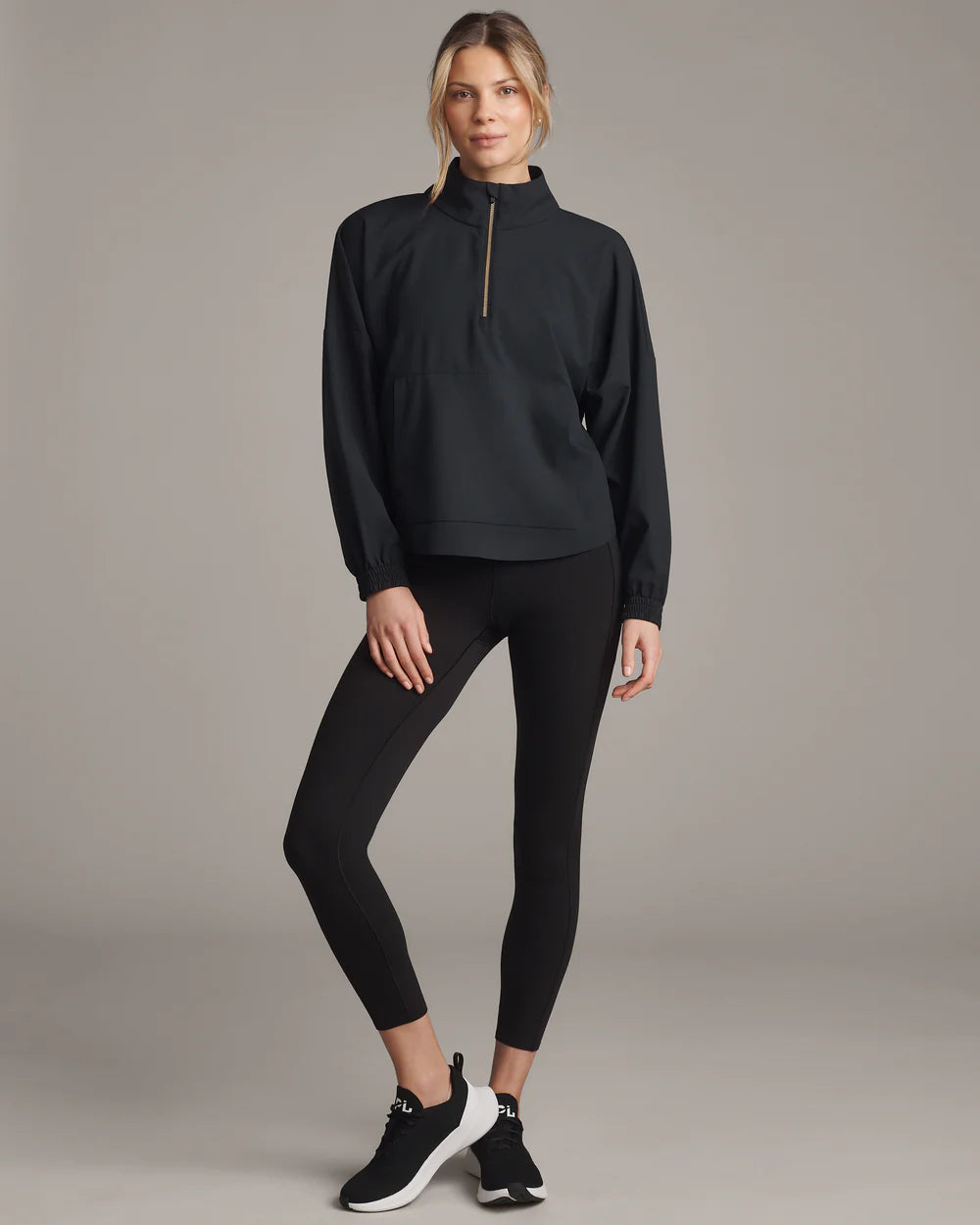 Rhone Mirage Anorak in Black at Baseline Social