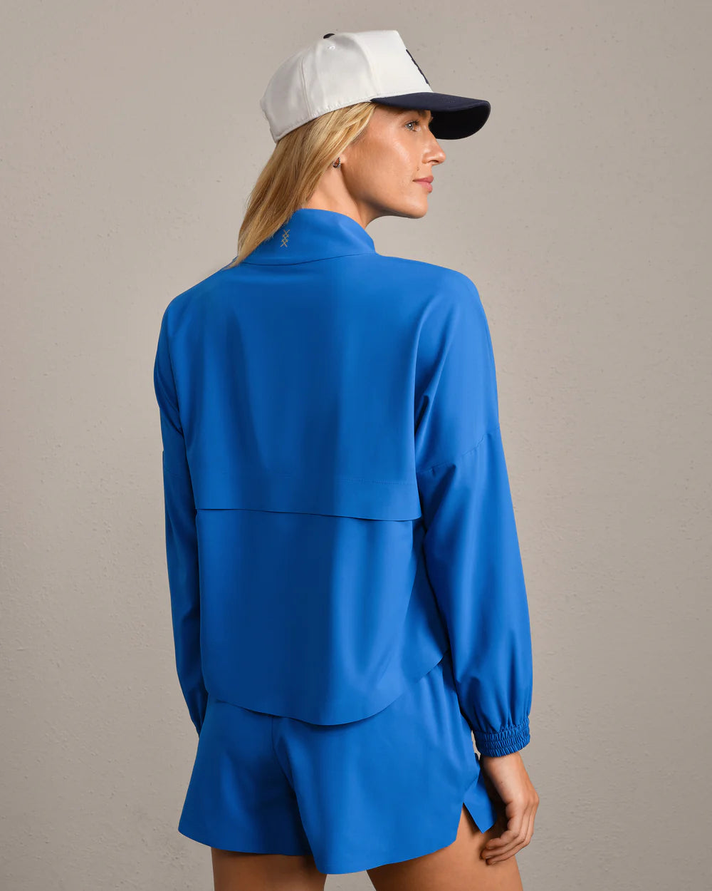 Rhone Mirage Anorak in Deep Sea Blue at Baseline Social