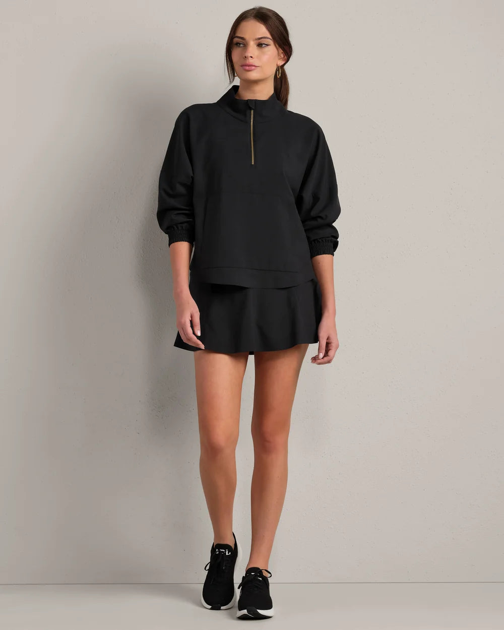 Rhone Mirage Anorak in Pure Black at Baseline Social