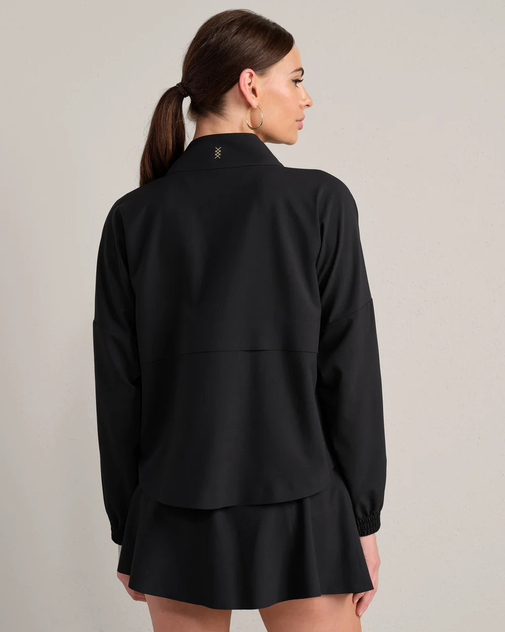 Rhone Mirage Anorak in Pure Black at Baseline Social