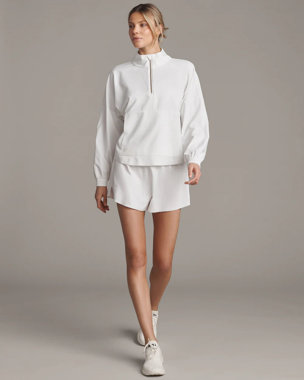 Rhone Mirage Anorak in White at Baseline Social