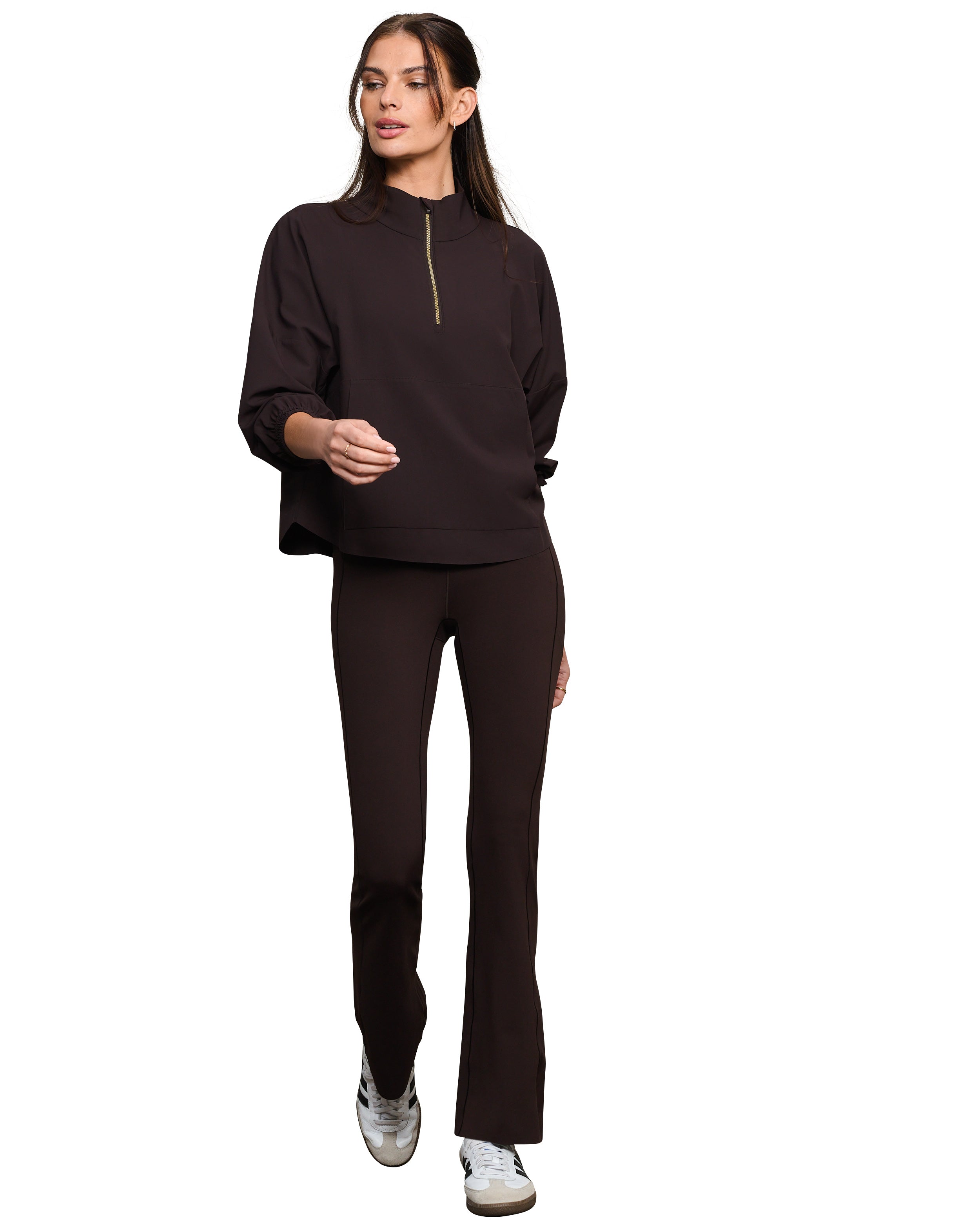 Rhone Mirage Anorak in Dark Espresso at Baseline Social