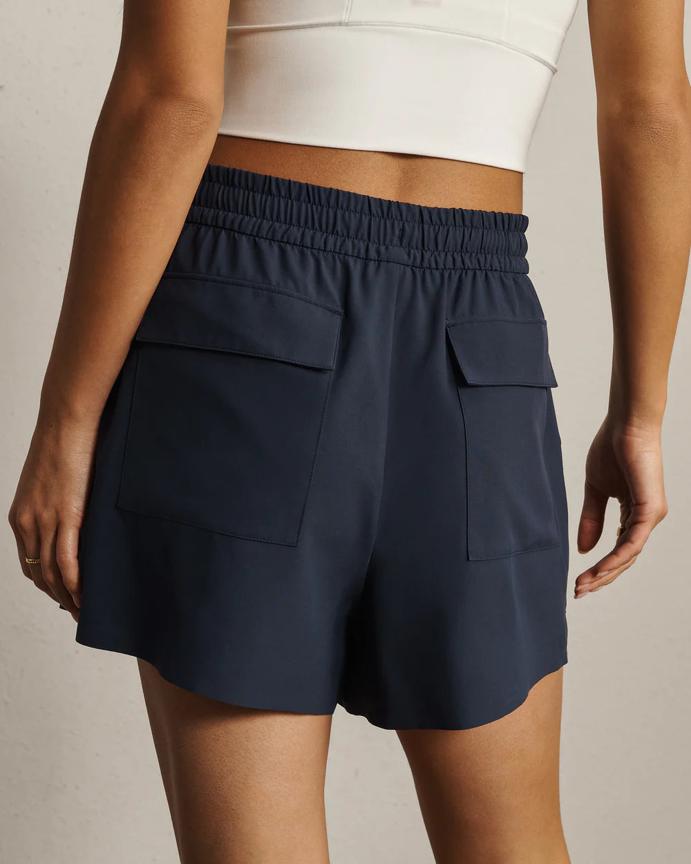 Rhone Mirage Pocket Short in Navy Blue at Baseline Social
