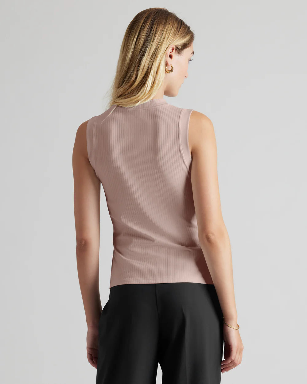Modern Rib Tank in Rose Dust - Baseline Social
