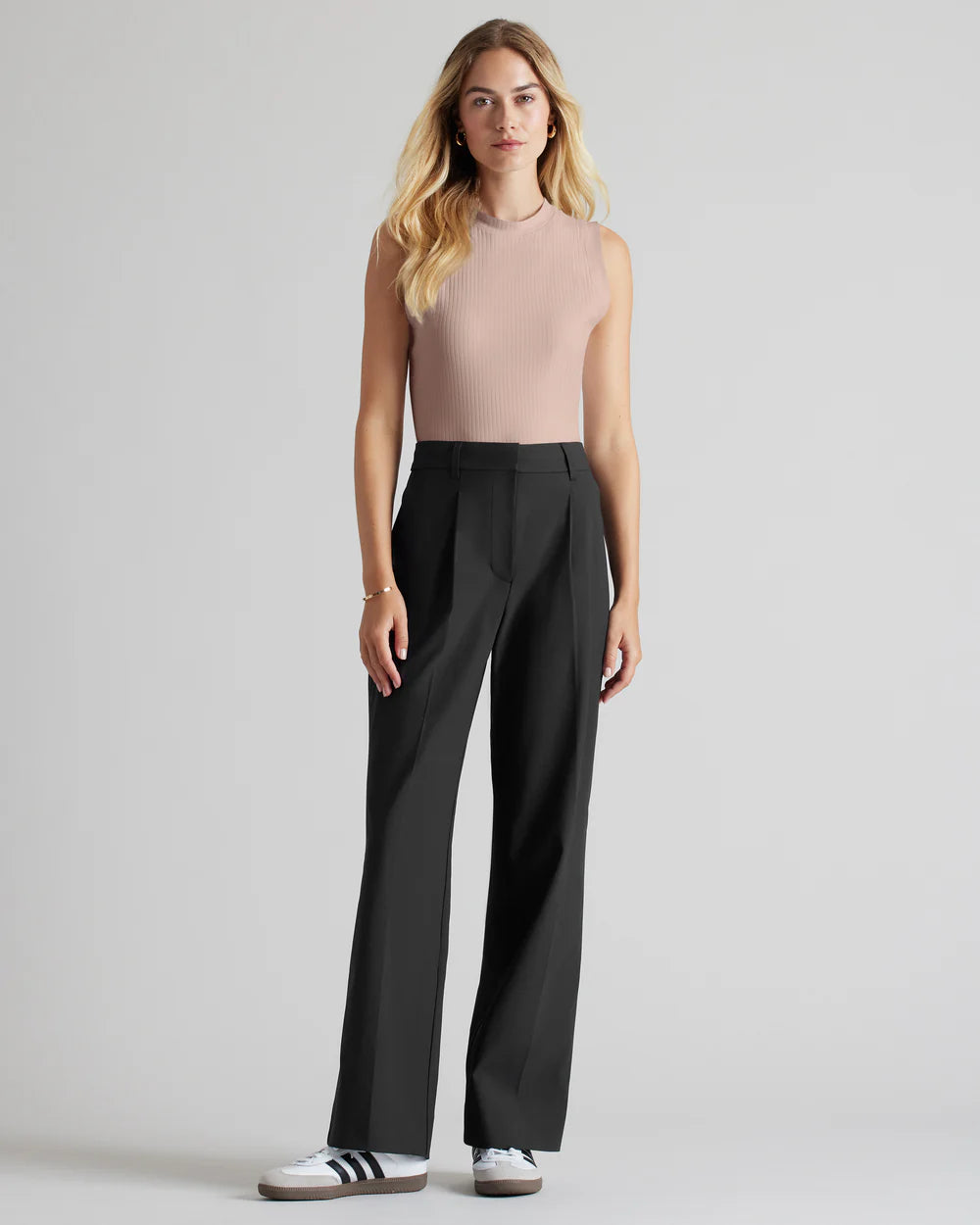 Modern Rib Tank in Rose Dust - Baseline Social