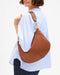 Clare V. Moyen Messenger in Hazelnut Woven Zig-Zag at Baseline Social