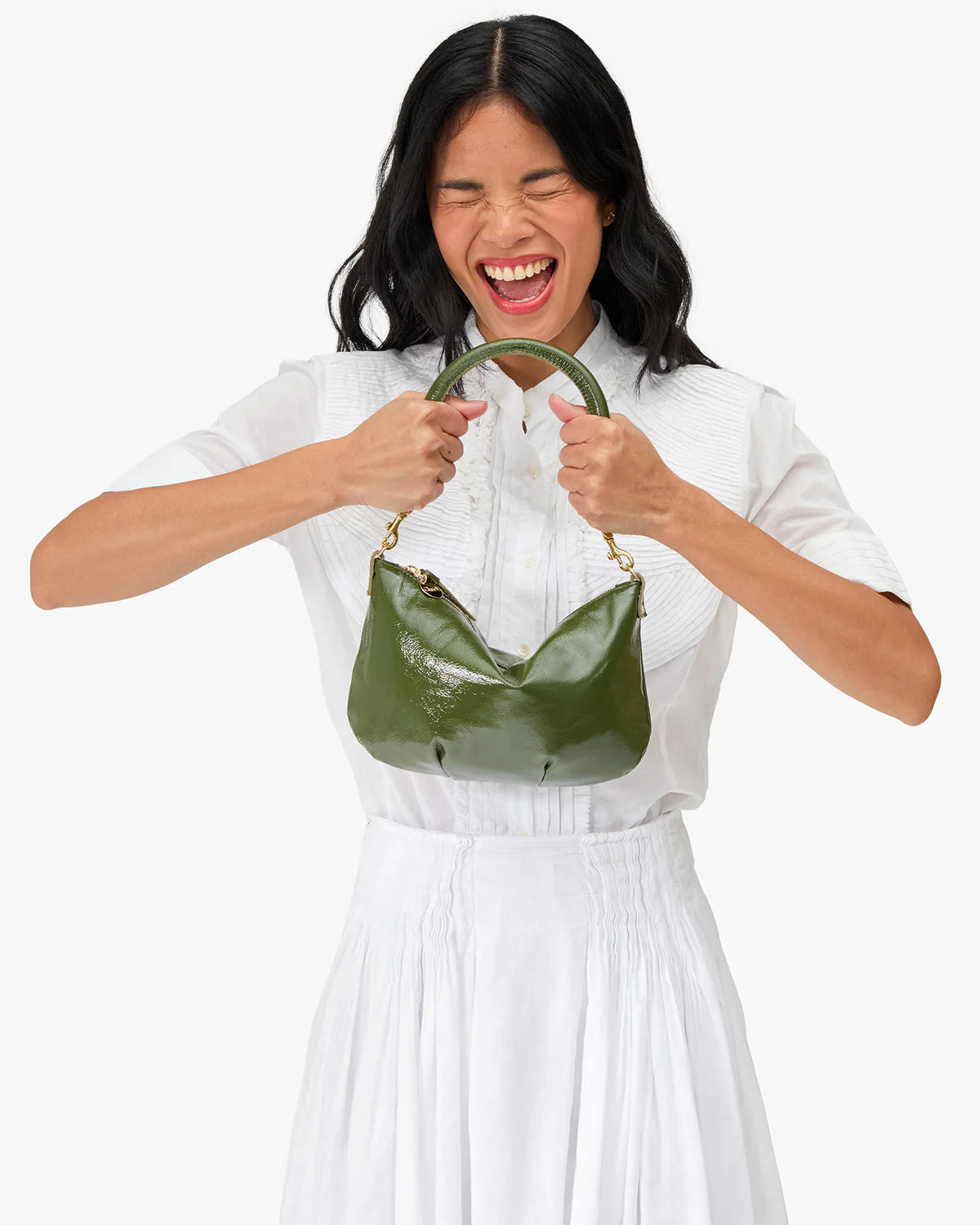 Clare V. Petit Moyen in Crinkle Army at Baseline Social