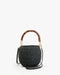 Clare V. Petit Pot de Miel w/ Bamboo Handle in Black at Baseline Social