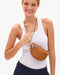 Clare V. Petite Fanny in Tan Rattan at Baseline Social