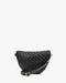 Clare V. Petite Fanny in Black Woven Zig-Zag at Baseline Social
