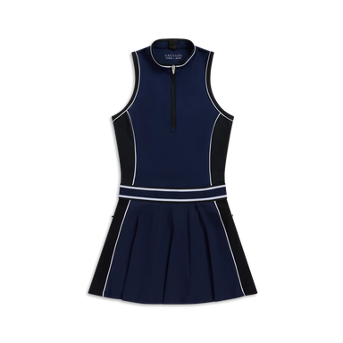 Greyson Phoenix Flare Dress in Maltese Blue at Baseline Social