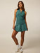 Greyson Phoenix Luxe Flare Skirt in Marsh Green at Baseline Social