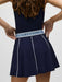 Greyson Phoenix Luxe Flare Skirt in Maltese Blue at Baseline Social