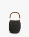 Clare V. Pot de Miel w/ Bamboo Handle in Black at Baseline Social