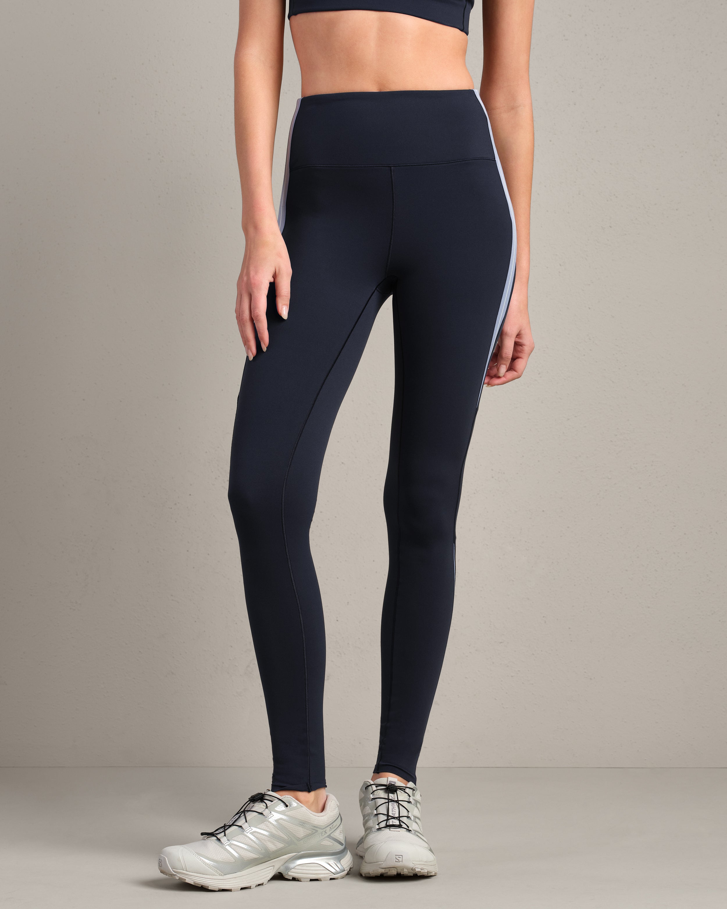 Rhone Retro Revive Legging in Navy Blue at Baseline Social