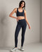 Rhone Retro Revive Sports Bra in Navy Blue at Baseline Social