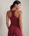 Rhone Revive Longline Bra in Cranberry at Baseline Social