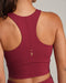 Rhone Revive Longline Bra in Cranberry at Baseline Social