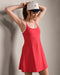 Rhone Course to Court Dress in Cabana Red at Baseline Social
