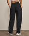 Rhone DreamGlow Barrel Leg Pant in Pure Black Heather at Baseline Social