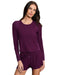 Rhone Lightspeed Long Sleeve in Dark Berry at Baseline Social