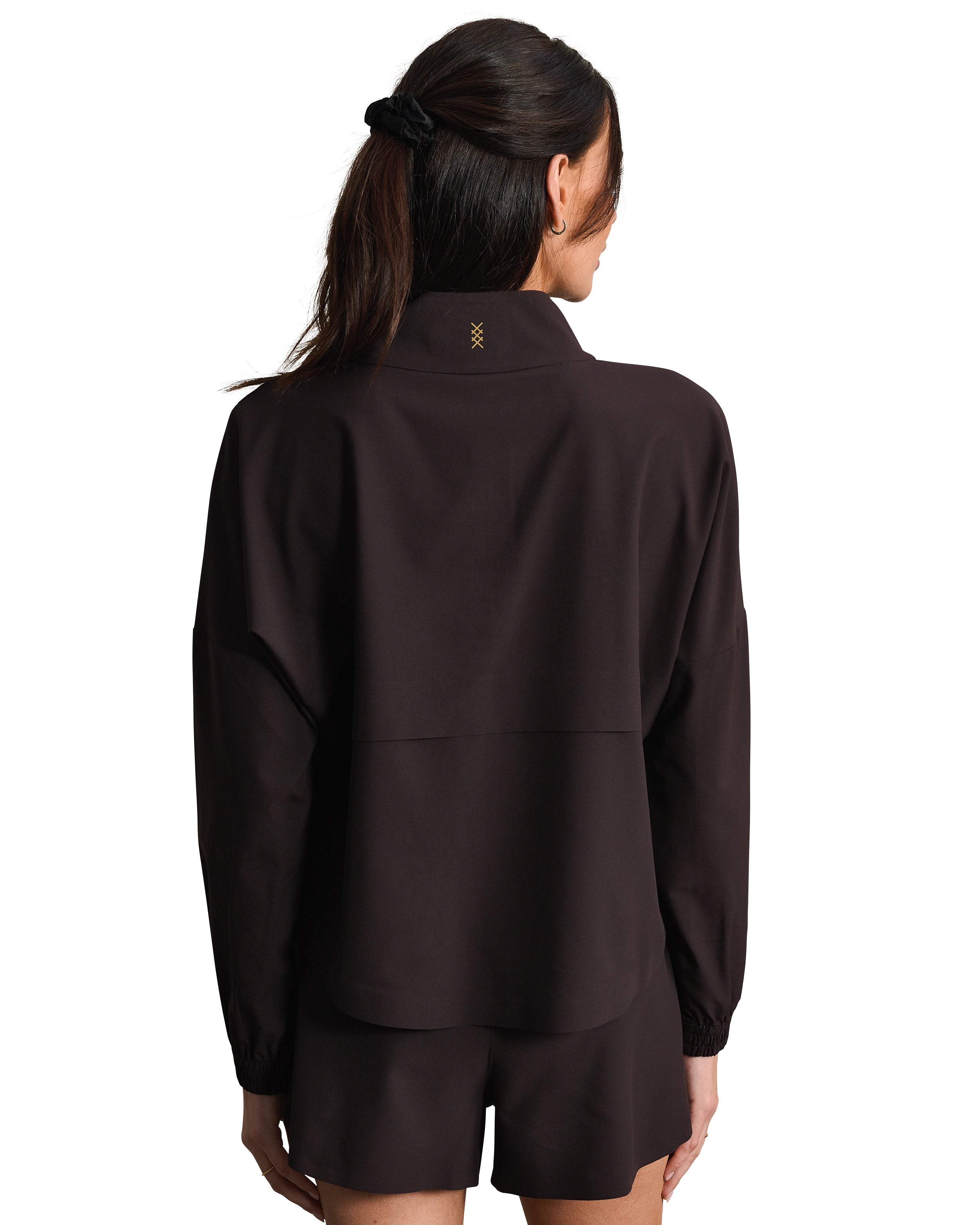 Rhone Mirage Anorak in Dark Espresso at Baseline Social