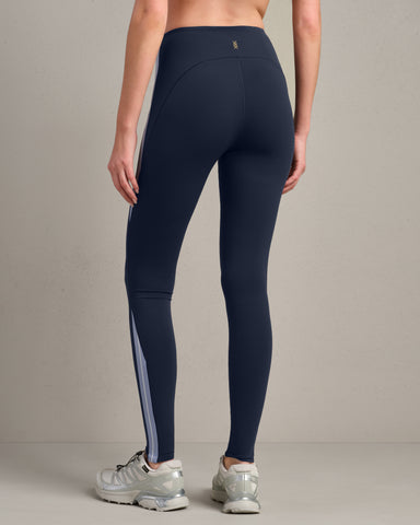 Rhone Retro Revive Legging in Navy Blue at Baseline Social