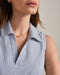 Saltair Dress in Washed Navy Stripe - Baseline Social