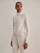 Varley Rufus Cropped Zip Through in Pebble Marl at Baseline Social