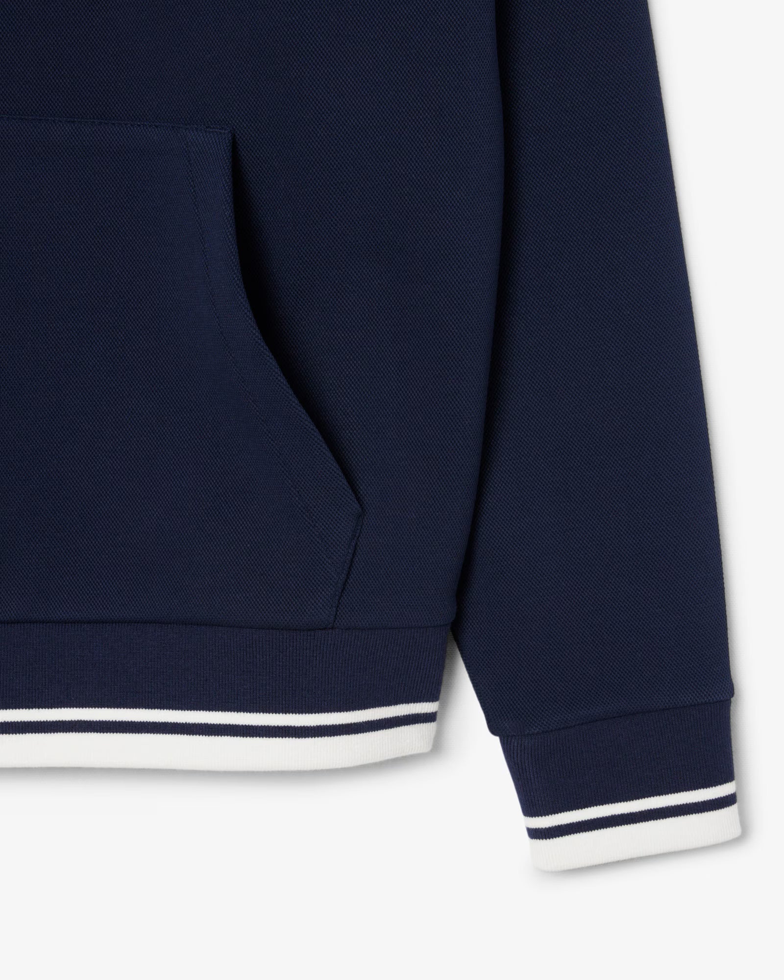 Lacoste Tennis Heritage UV Protect Sweatshirt in Navy Blue/White at Baseline Social