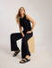 Butter Luxe Travel Trouser in Black