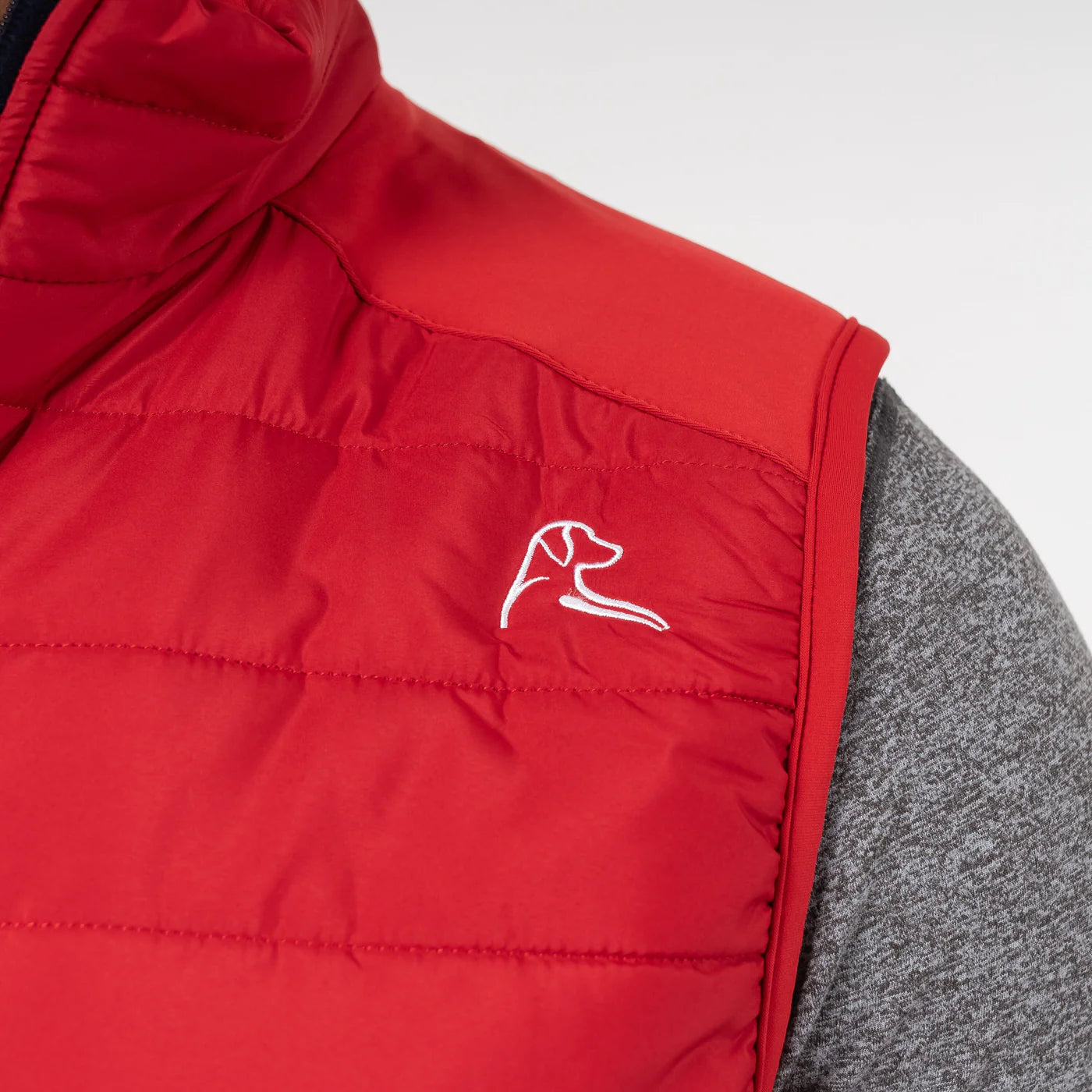 Fulton Performance Vest in Cardinal Red/Fleet Navy