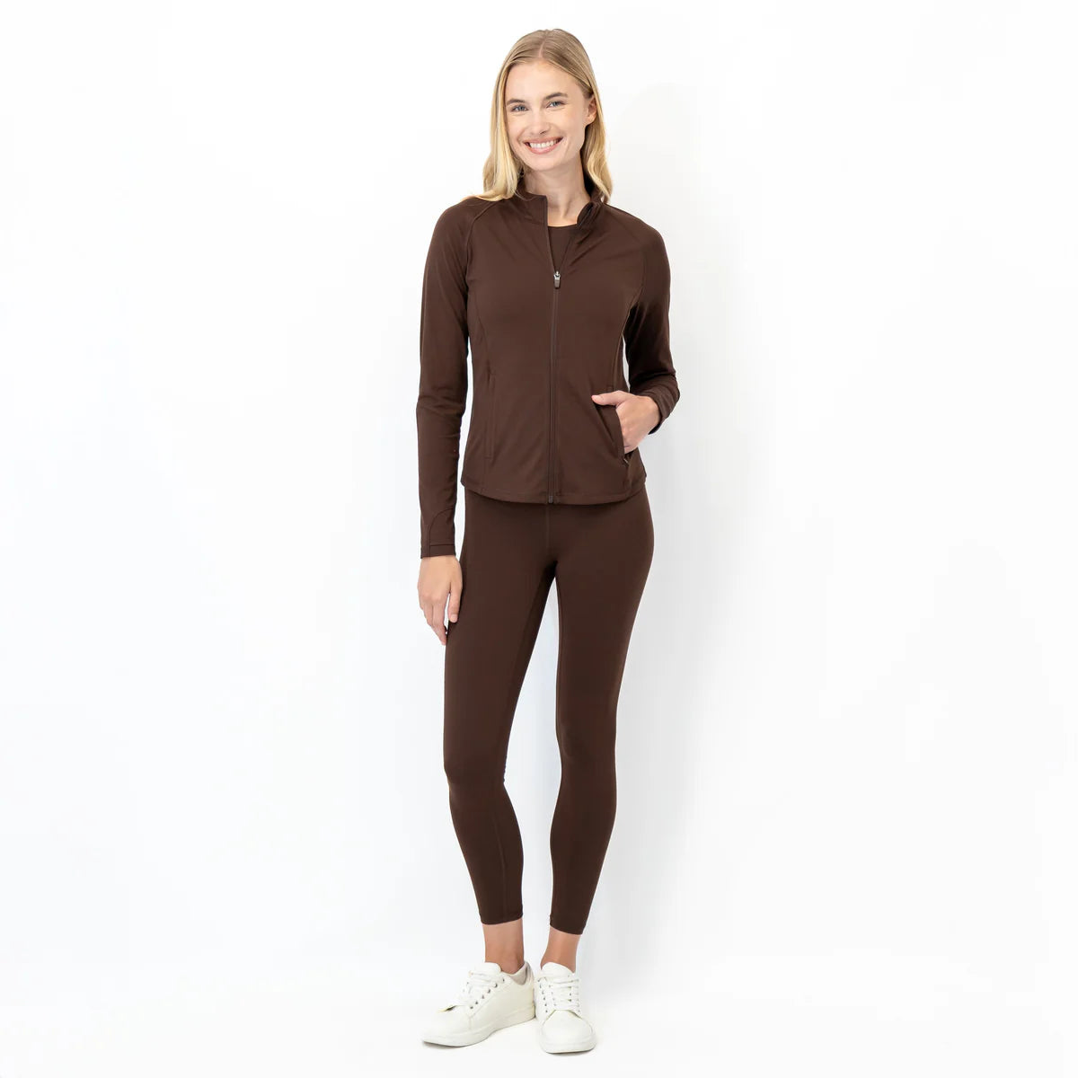 Rhoback Vista Lightweight Jacket in Cocoa at Baseline Social