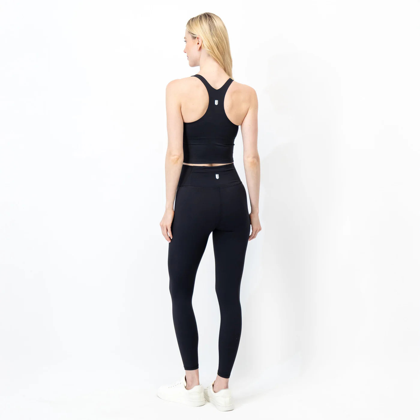 Rhoback Vista High-Rise Legging in Midnight Black at Baseline Social