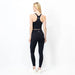 Rhoback Vista High-Rise Legging in Midnight Black at Baseline Social