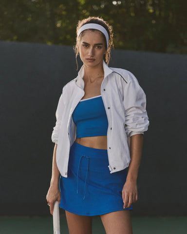 Vuori Daily Skirt in Regatta Blue at Baseline Social