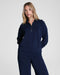 SPANX AirEssentials Half Zip in Timeless Navy at Baseline Social