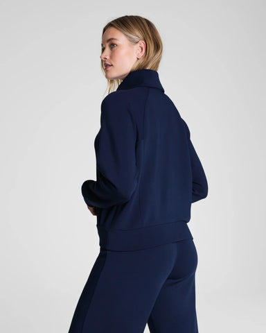 SPANX AirEssentials Half Zip in Timeless Navy at Baseline Social