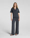 Spanx AirEssentials Button Down in Washed Graphite at Baseline Social