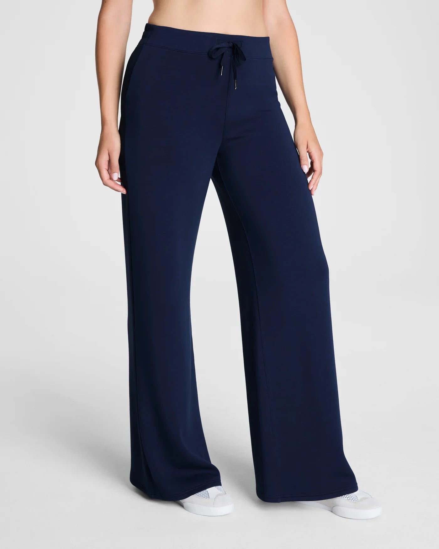 SPANX AirEssentials Wide Leg Pant in Timeless Navy at Baseline Social