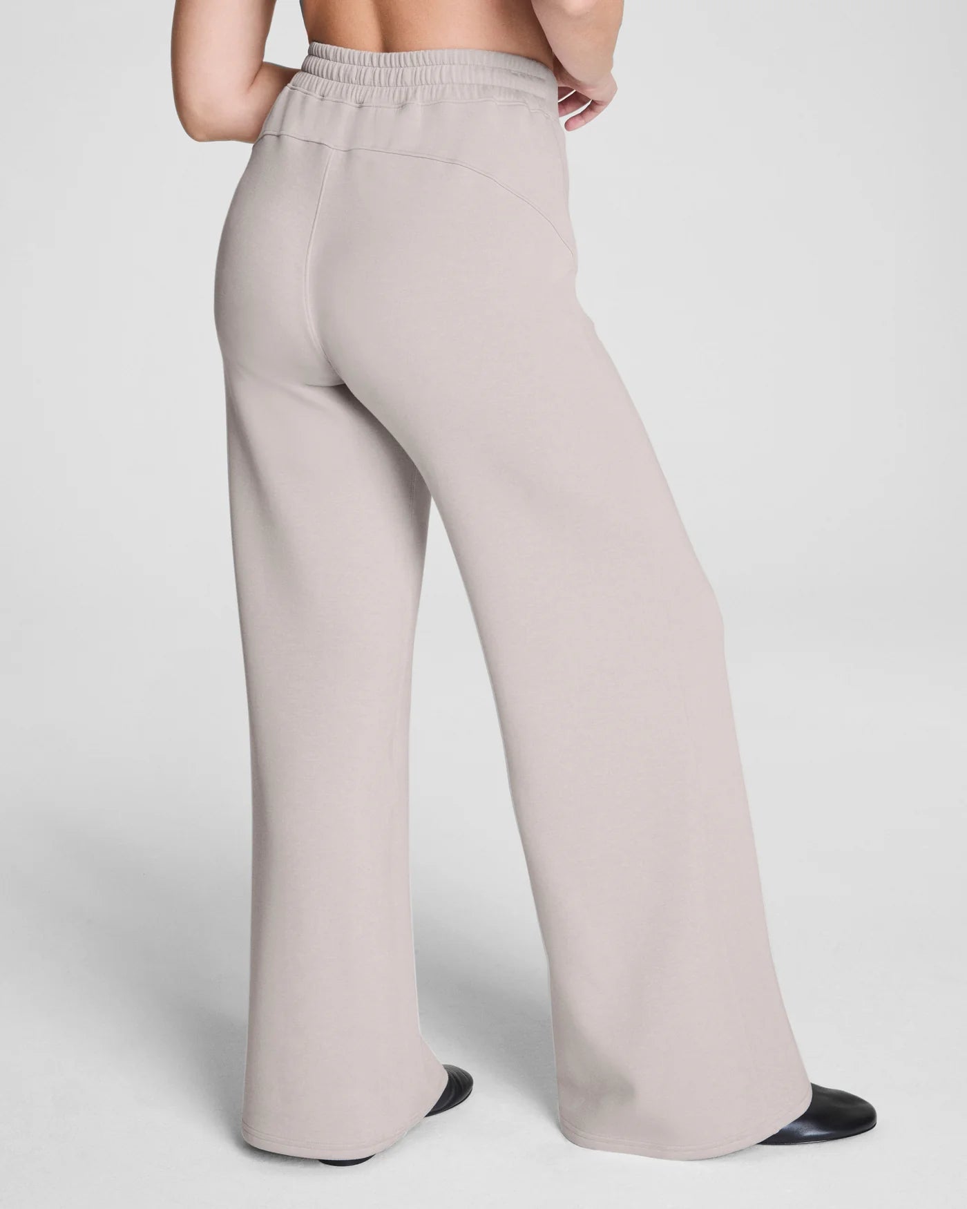SPANX AirEssentials Wide Leg Pant in French Grey at Baseline Social