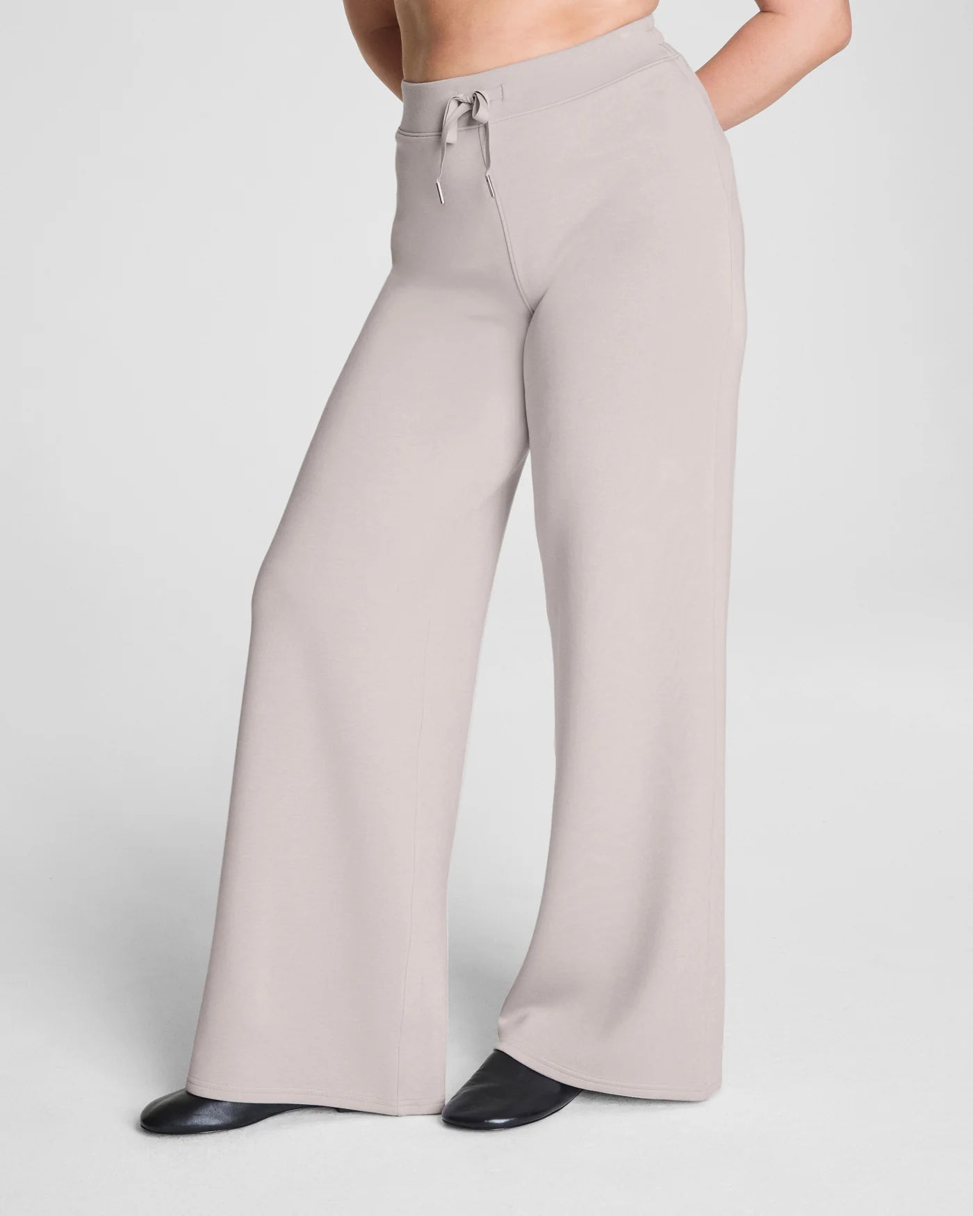 SPANX AirEssentials Wide Leg Pant in French Grey at Baseline Social