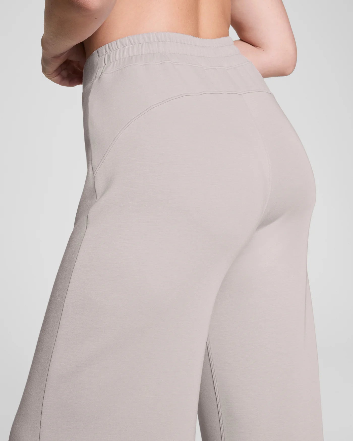 SPANX AirEssentials Wide Leg Pant in French Grey at Baseline Social