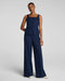 Spanx EasyBreezy Linen Super Wide Leg Pant in Timeless Navy at Baseline Social