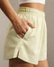Rhone Saltair Short in Citron Stripe at Baseline Social