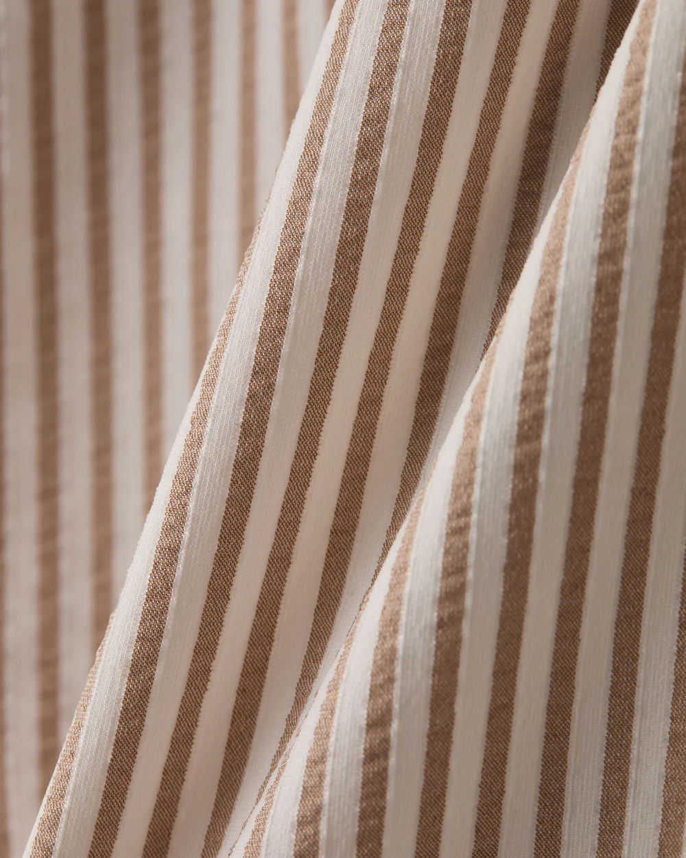 Rhone Saltair Short in Taupe Stripe at Baseline Social
