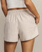 Rhone Saltair Short in Taupe Stripe at Baseline Social